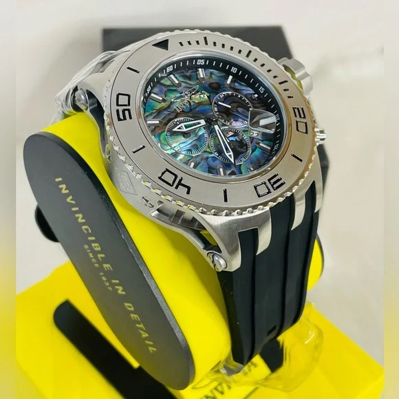 *SOLD* New Invicta Subaqua Men’s Watch with Abalone Dial 52mm - Picture 6 of 11